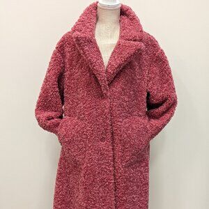 Alex May Reversible Coat Fushcia